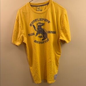 Warner Bros. Yellow Hufflepuff Quidditch Tee